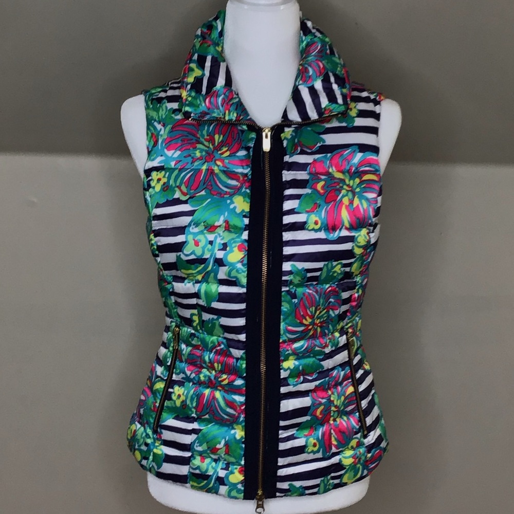 Lilly Pulitzer Syd Down Puffer Vest LIKE NEW